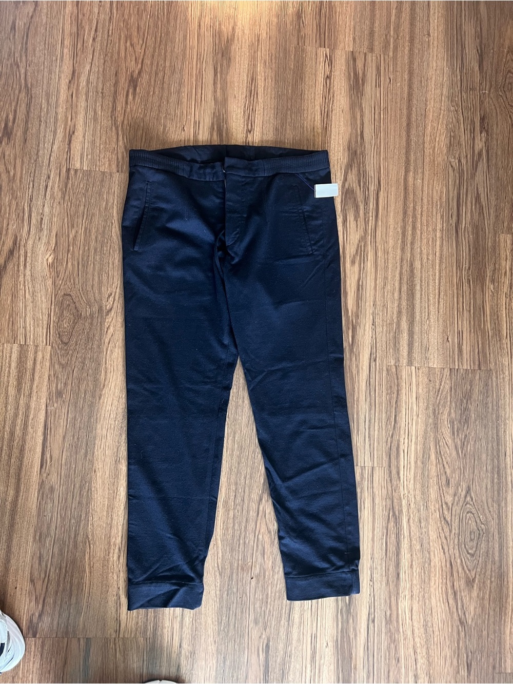 Ermenegildo Zegna Men's Navy Jogger-Style Wool Pants